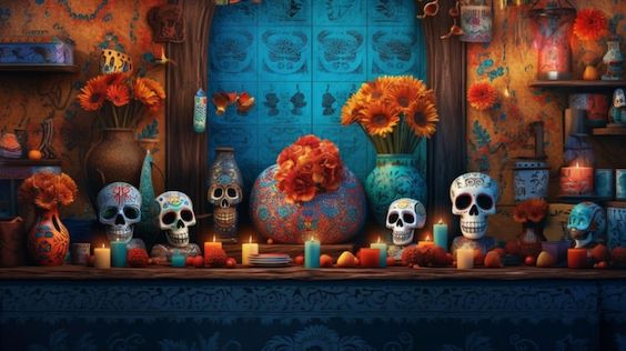 Celebración del Día de Muertos en Latinoamérica