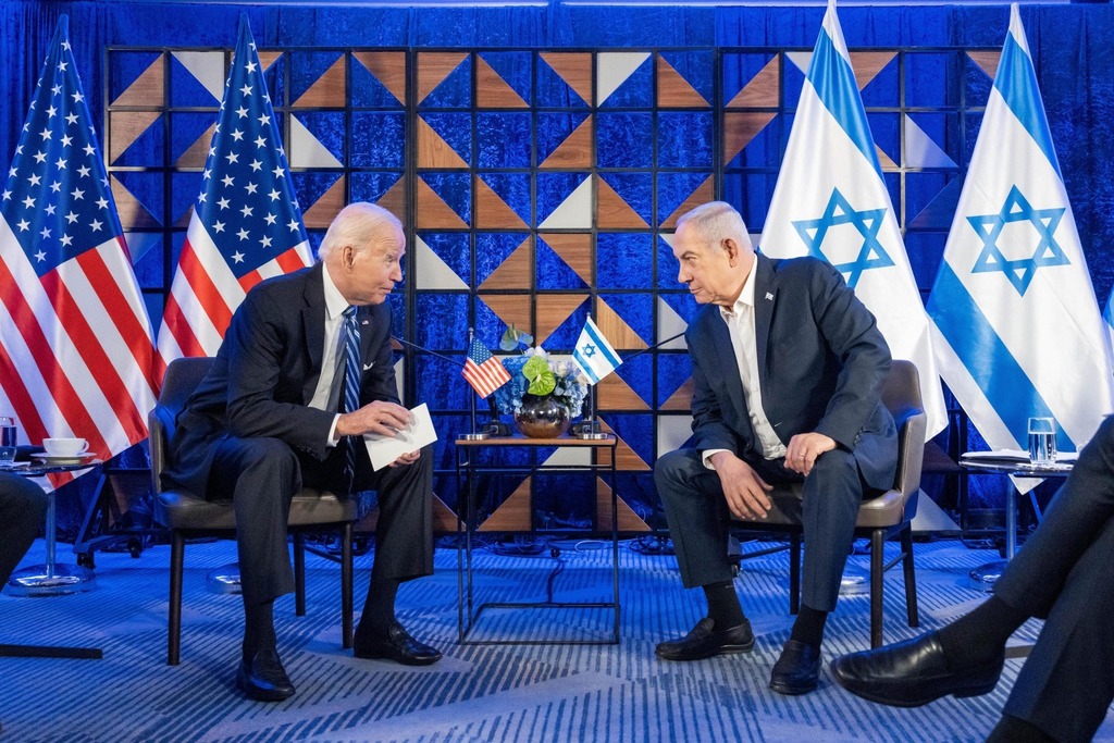 Joe Biden y Benjamín Netanyahu